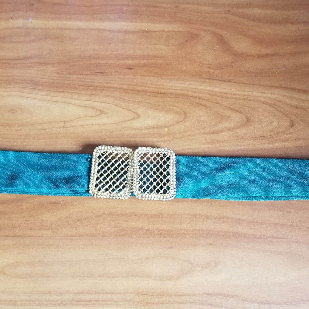Green fabric belt